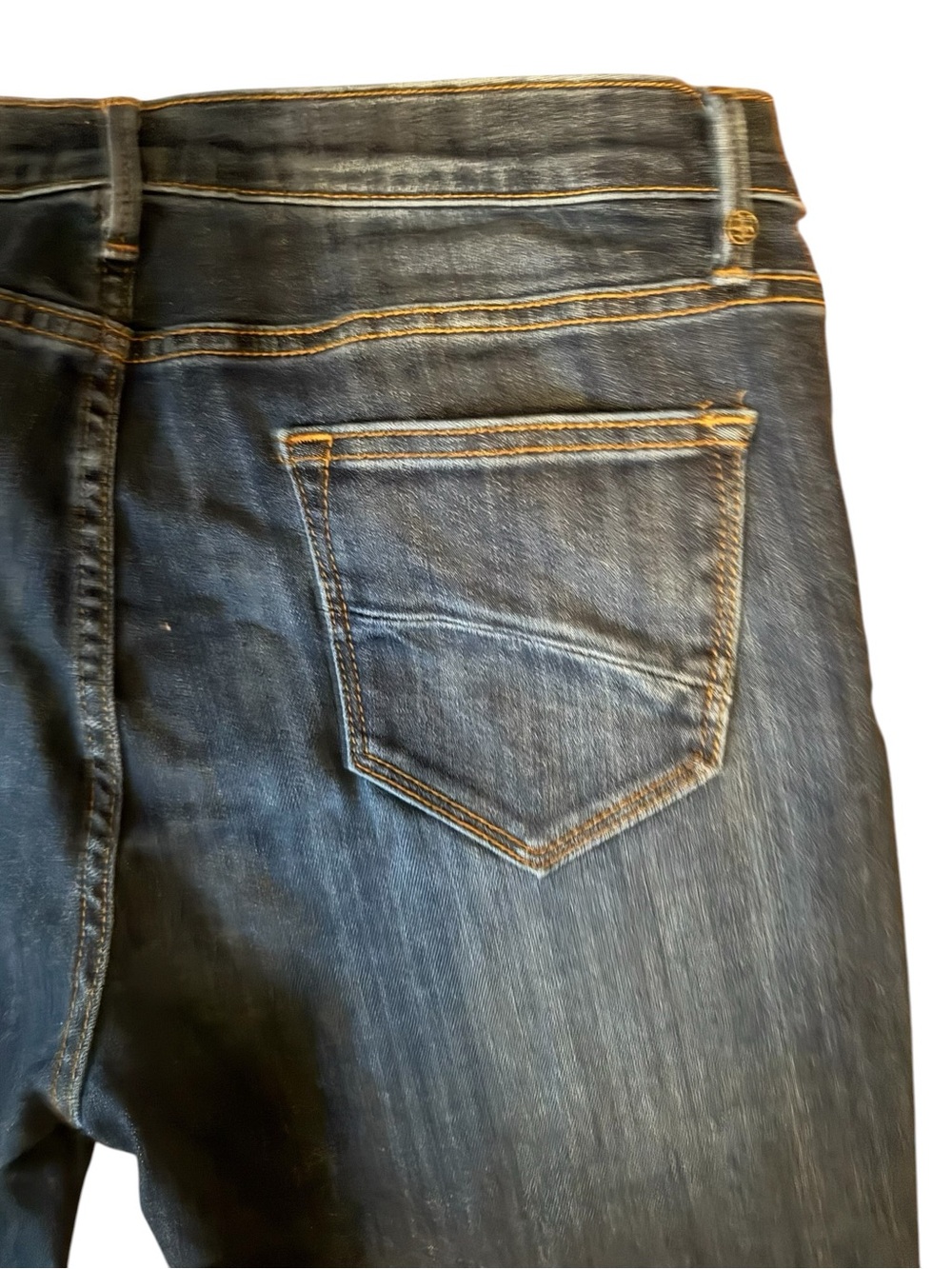 Driftwood Jackie Embroidered Distressed Jeans Rise 11" Inseam 28" Med Wash Sz 31 - Picture 11 of 15